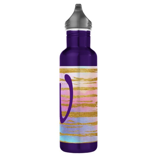 Lovely Monogram Edelstahlflasche (Rechts)