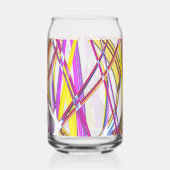 Lovely Neon Lines Dosenglas (Rückseite)