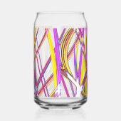 Lovely Neon Lines Dosenglas (Links)