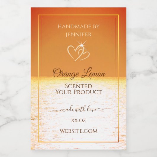 Lovely Ocean Design Product Packet Labels Lebensmitteletikett (Einzelnes Label)