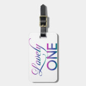 Lovely One Gepäckanhänger (Vorderseite vertikal)