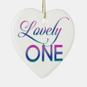 Lovely One Keramikornament (Rechts)