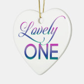 Lovely One Keramikornament (Links)
