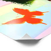 LOVELY ORANGE BUTTERFLY ISAIAH 41:10 DESIGN FOTODRUCK (Ecke)