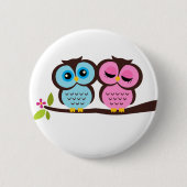 Lovely Owls Button (Vorderseite)