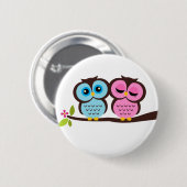 Lovely Owls Button (Vorne & Hinten)