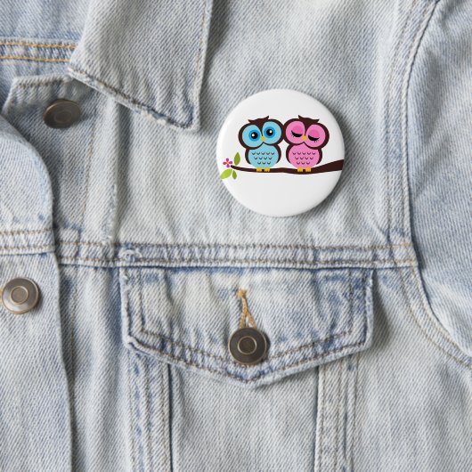 Lovely Owls Button (Beispiel)