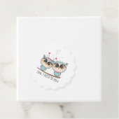 Lovely Owls in Liebe Geschenkanhänger (Beispiel)