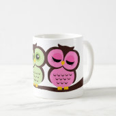 Lovely Owls Kaffeetasse (VorderseiteRechts)