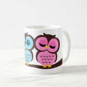 Lovely Owls Kaffeetasse (VorderseiteRechts)