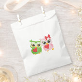 Lovely Owls Liebe Herz Geschenktütchen (Ausgeschnitten)