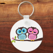 Lovely Owls Schlüsselanhänger (Vorderseite)