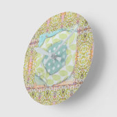 Lovely Pastel Runde Wanduhr (Winkel)