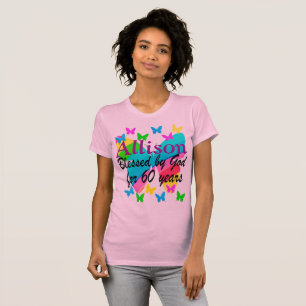 LOVELY PERSONALISIERT CHRISTLICH 60. GEBURTSTAG TS T-Shirt