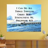 LOVELY PHILIPPIANS 4:13 BIBLE VERSE LEINWANDDRUCK (Insitu (Wohnzimmer))