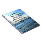 LOVELY PHILIPPIANS 4:13 BIBLE VERSE NOTIZBLOCK (Rechte Seite)