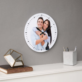Lovely Photo of Couple in Love  Große Wanduhr