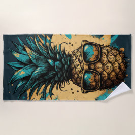 Lovely pineapple strandtuch