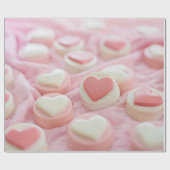 lovely pink  geschenkpapier (Flach)