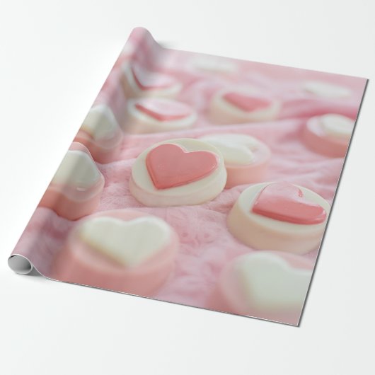 lovely pink  geschenkpapier (Ungerollt)