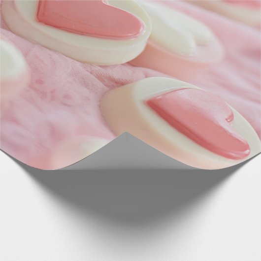 lovely pink  geschenkpapier (Ecke)