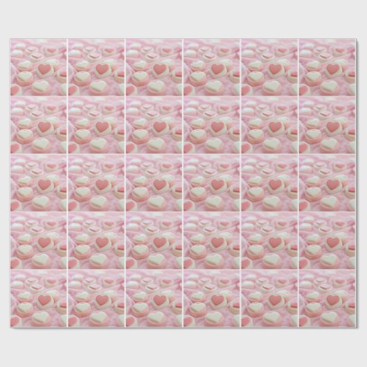 lovely pink  geschenkpapier (Flach)