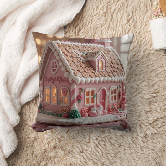 lovely pink gingerbread kissen (Decke)