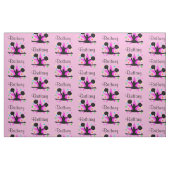 LOVELY PINK PERSONALISIERT CHEERLEADER FABRIC STOFF (Fat Quarter (45,7 x 55,9 cm))