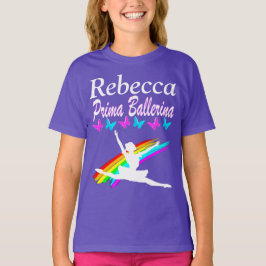 LOVELY PRIMA BALLERINA PERSONALISIERT T SHIRT
