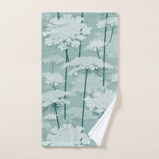 Lovely Queen Annes Lace | Münze Badhandtuch Set (Handtuch)