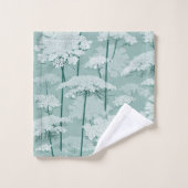 Lovely Queen Annes Lace | Münze Badhandtuch Set (Waschlappen)