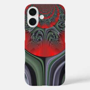 Lovely Red Aurora Art Print Customization Product iPhone 16 Hülle