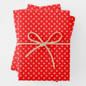 Lovely Red Polka Dot Geschenkpapier Set (Beispiel)