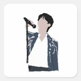 Lovely Runner Sunjae Quadratischer Aufkleber