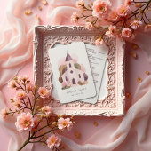 Lovely Rustic Pink Tones Church Wedding Programm