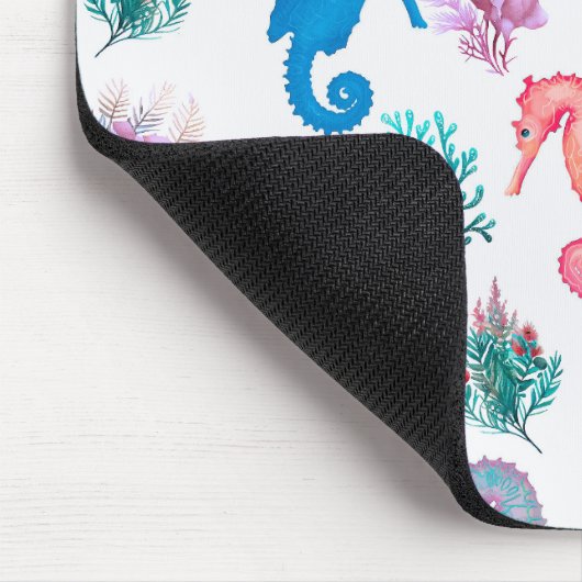 Lovely Seahorses Mousepad (Ecke)