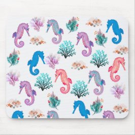 Lovely Seahorses Mousepad