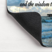 LOVELY SERENITY PRAYER OCEAN UND WAVES FOTO MOUSEPAD (Ecke)