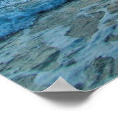 LOVELY SERENITY PRAYER OCEAN UND WAVES FOTO POSTER (Ecke)