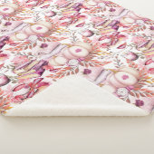 Lovely Shabby Chick Herbstmuster Sherpadecke (3/4)