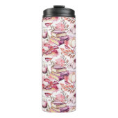 Lovely Shabby Chick Herbstmuster Thermosbecher (Vorderseite)