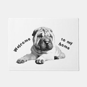 Lovely Shar Pei Doormat Fußmatte