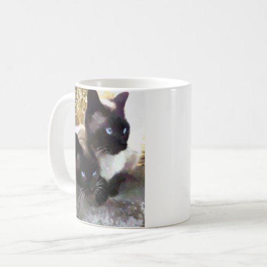Lovely siamese kaffeetasse (Vorderseite Links)