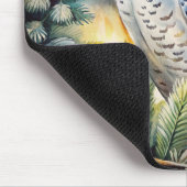 Lovely Snowy Owl Mousepad (Ecke)