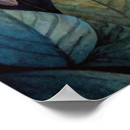 Lovely Snowy Owl Poster (Ecke)