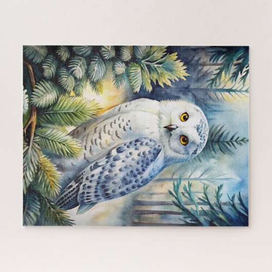 Lovely Snowy Owl Puzzle (Horizontal)