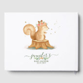 Lovely Squirrel wildlife farm forest animal Gästebuch (Rückseite)