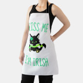 Lovely St. Patrick's Kiss Me I'm Irish Cat Schürze (InSitu)