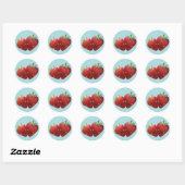 Lovely Strawberry Couple Sticker (Blatt)