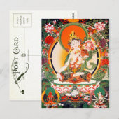 Lovely Tibetan Buddhist Art Postcard Postkarte (Vorne/Hinten)